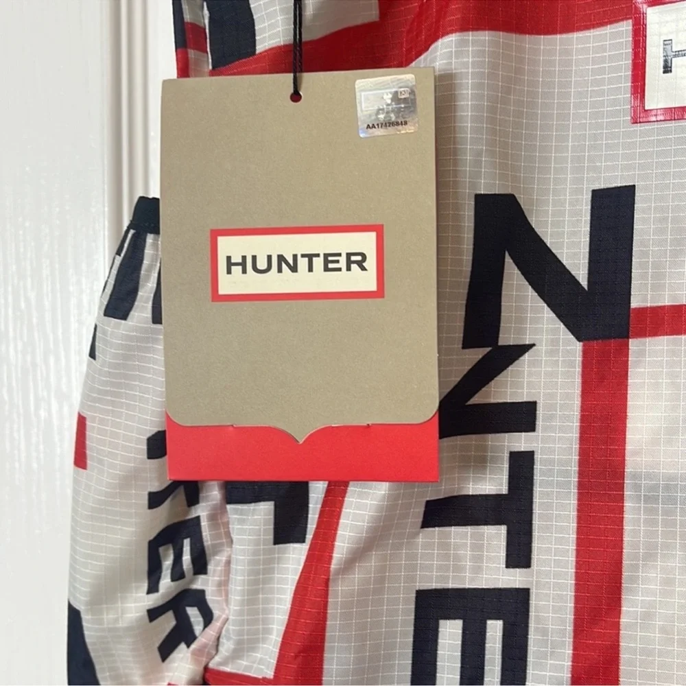 Hunter Original Ripstop Packable Tote Bag Exploded Logo